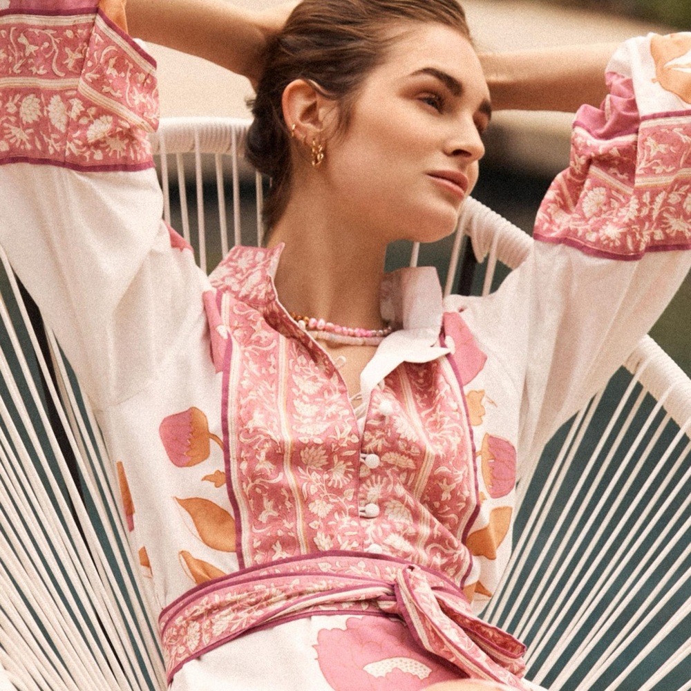 Anthropologie Sue Sartor flounce shorty dress L - Picture 4 of 16